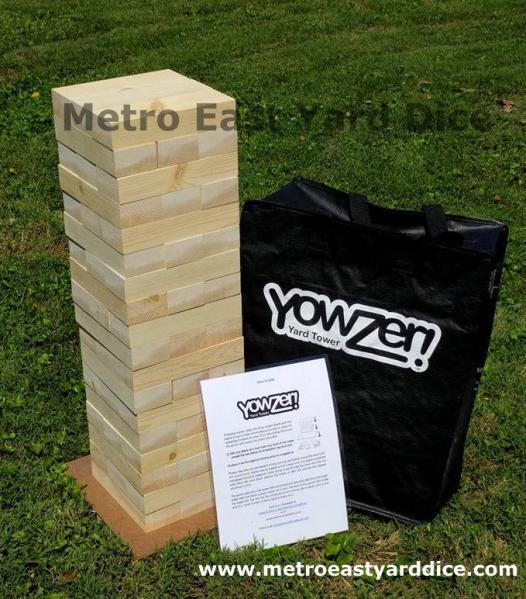 Yowzer! Giant Jenga Yard Tower